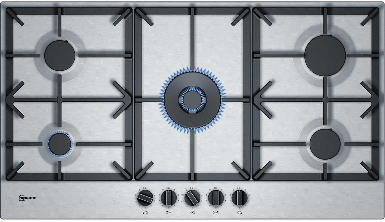 Large gas hob cleaned by Ultra Clean Ovens from £30