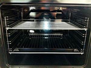 Inside of oven cleaned by Ultra Clean Ovens, Cheshire