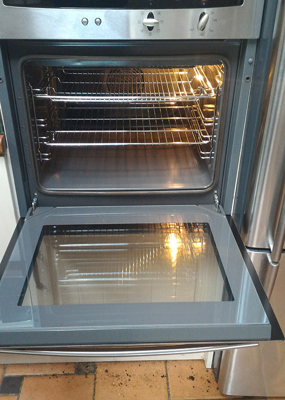 Oven after cleaning by Ultra Clean Ovens