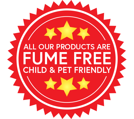 Fume free oven cleaning products